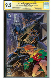 DARK KNIGHT III: THE MASTER RACE #4 CGC 9.2 WHITE PAGES front cover