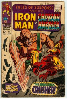 TALES OF SUSPENSE #91 4.5 front cover