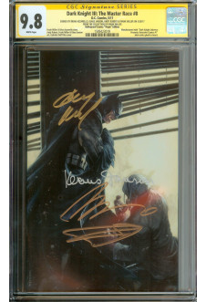 DARK KNIGHT III: THE MASTER RACE #8 CGC 9.8 WHITE PAGES front cover