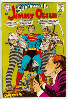 SUPERMAN'S PAL JIMMY OLSEN #114 7.5 front cover