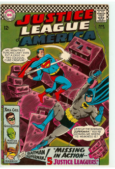 JUSTICE LEAGUE OF AMERICA #52 8.5 front cover