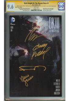 DARK KNIGHT III: THE MASTER RACE #1 CGC 9.6 WHITE PAGES front cover