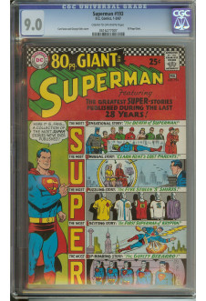 SUPERMAN #193 CGC 9.0 CR/OW PAGES front cover
