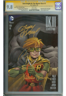 DARK KNIGHT III: THE MASTER RACE #1 CGC 9.8 WHITE PAGES front cover