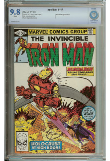 IRON MAN #147 CBCS 9.8 WHITE PAGES front cover