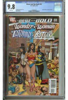 BRAVE AND THE BOLD #33 CGC 9.8 WHITE PAGES front cover
