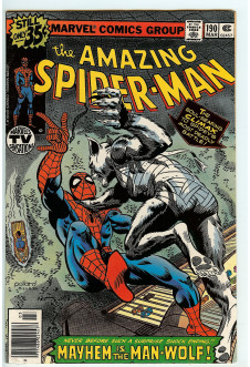 AMAZING SPIDER-MAN #190 5.5 front cover
