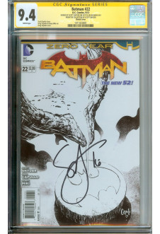 BATMAN #22 CGC 9.4 WHITE PAGES front cover