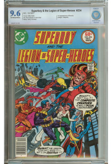 SUPERBOY #234 CBCS 9.6 OW/WH PAGES front cover