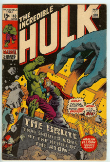 INCREDIBLE HULK #140 6.0 front cover