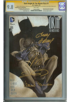 DARK KNIGHT III: THE MASTER RACE #1 CGC 9.8 WHITE PAGES front cover