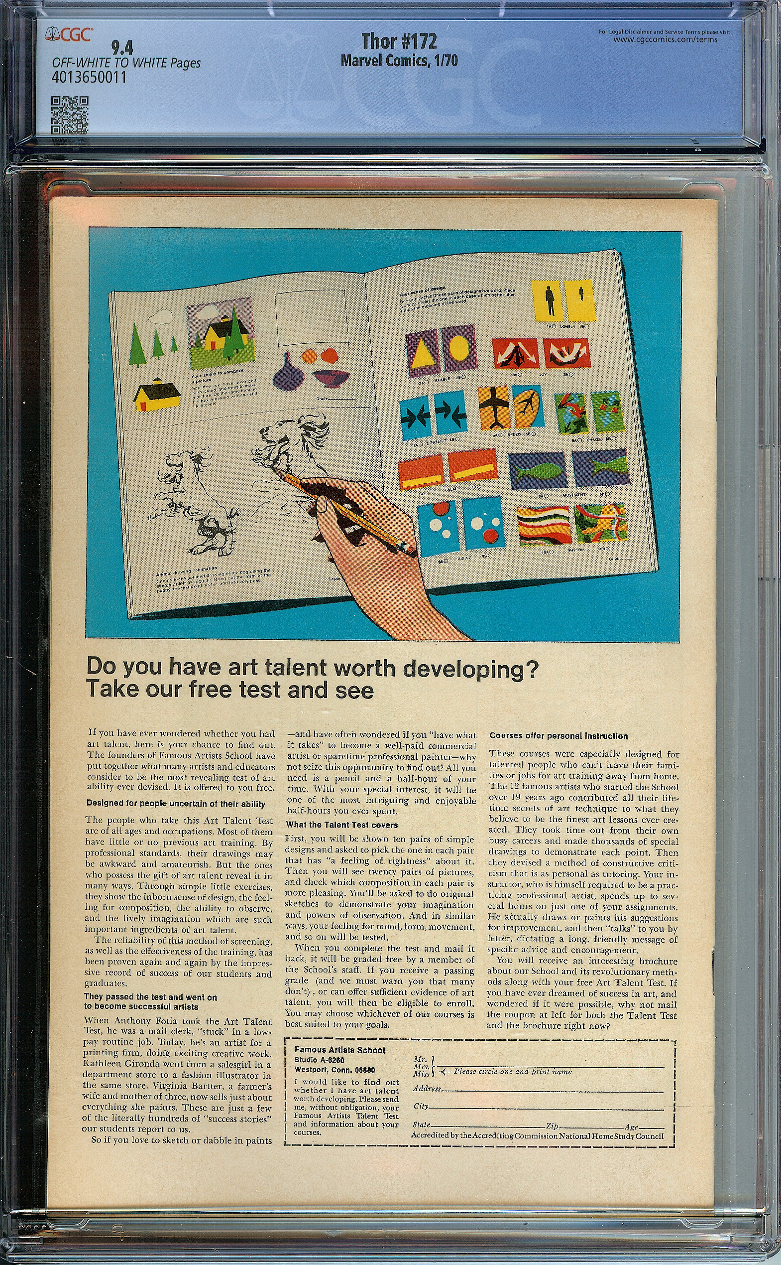 THOR Back Cover