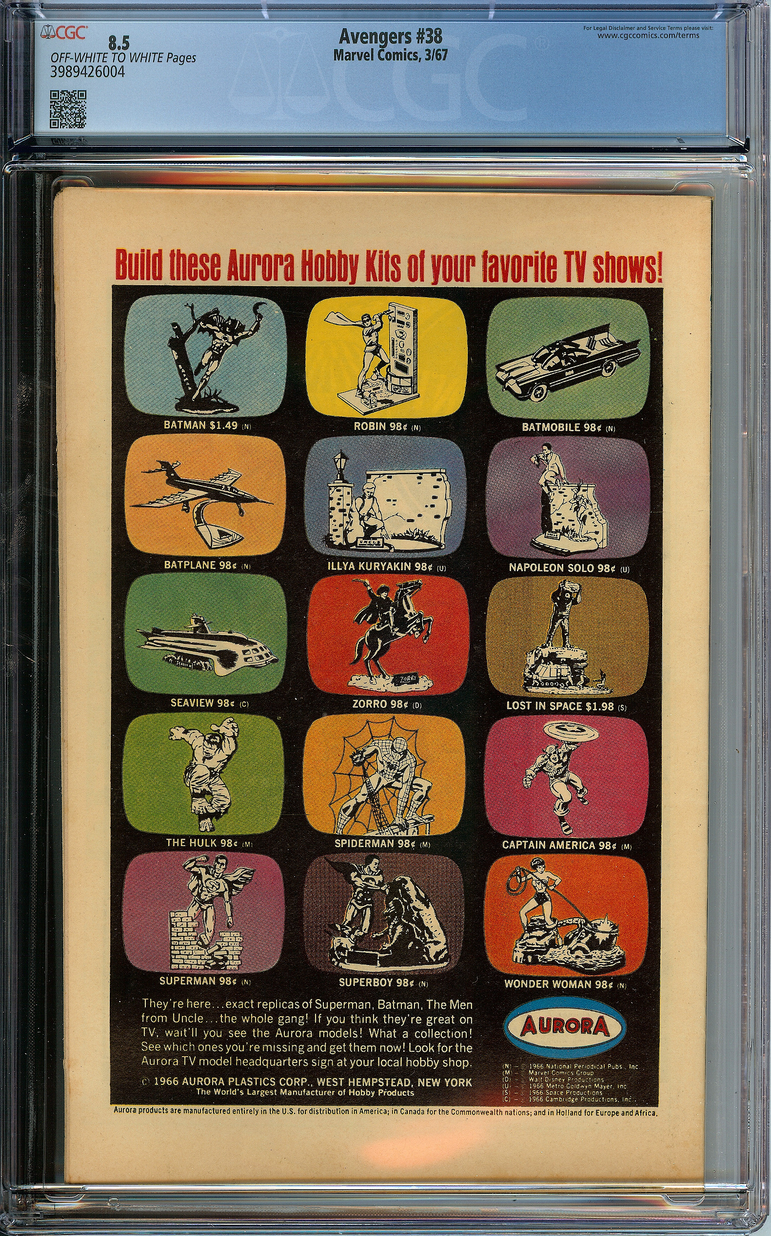 AVENGERS Back Cover