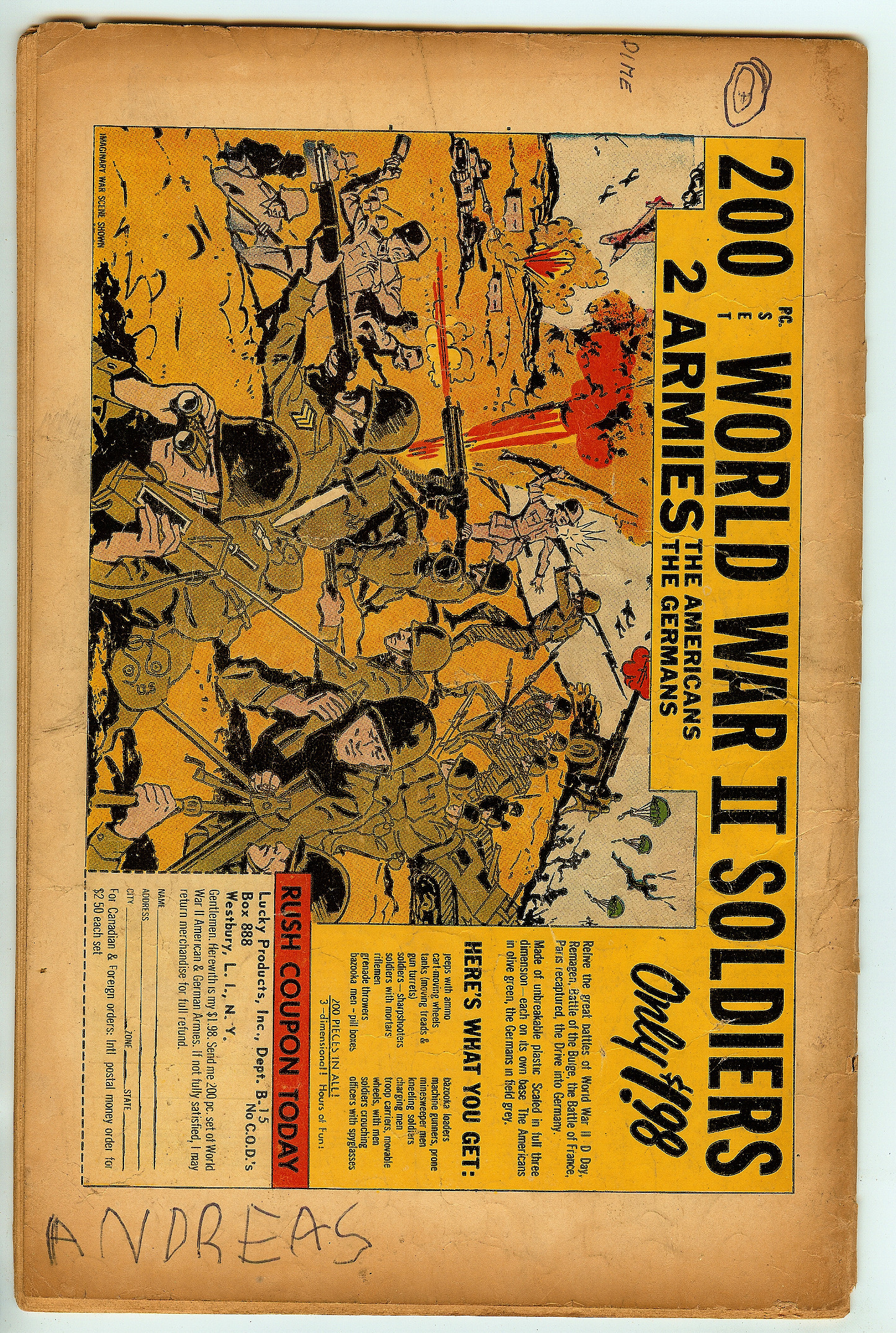 CAPTAIN ATOM Back Cover