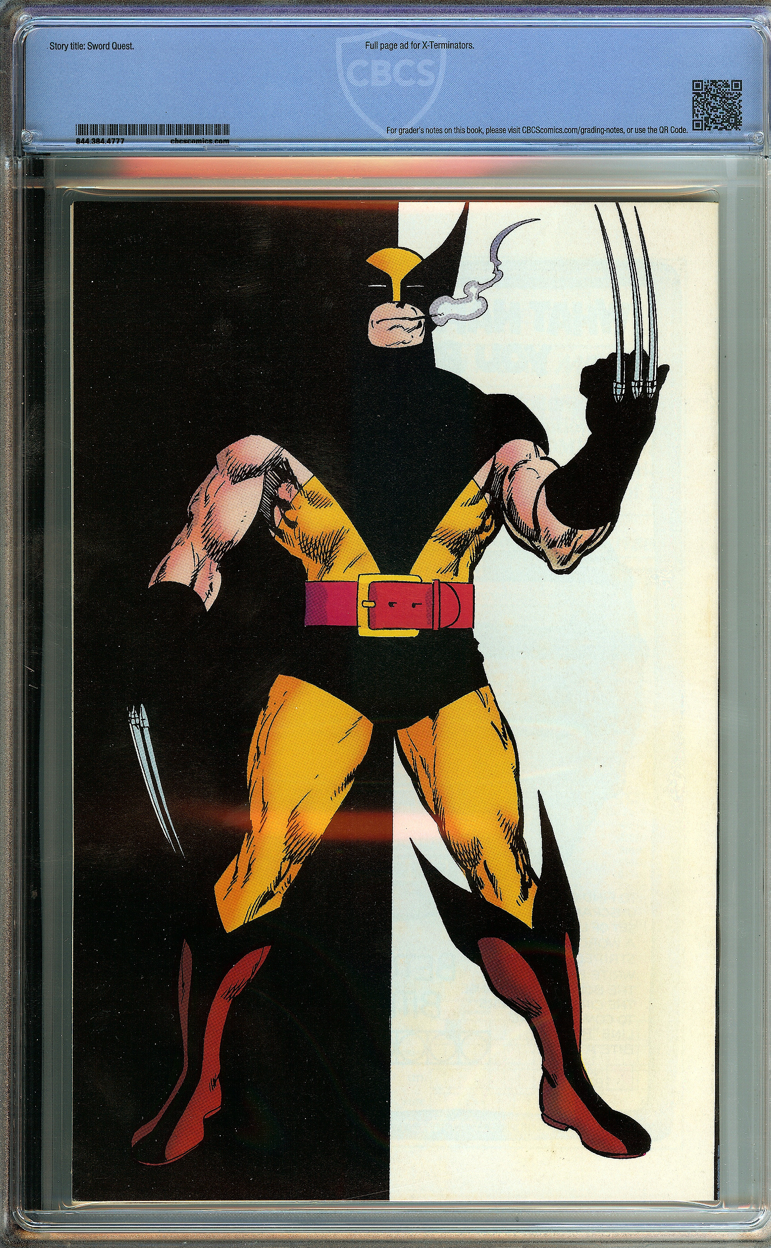 WOLVERINE Back Cover