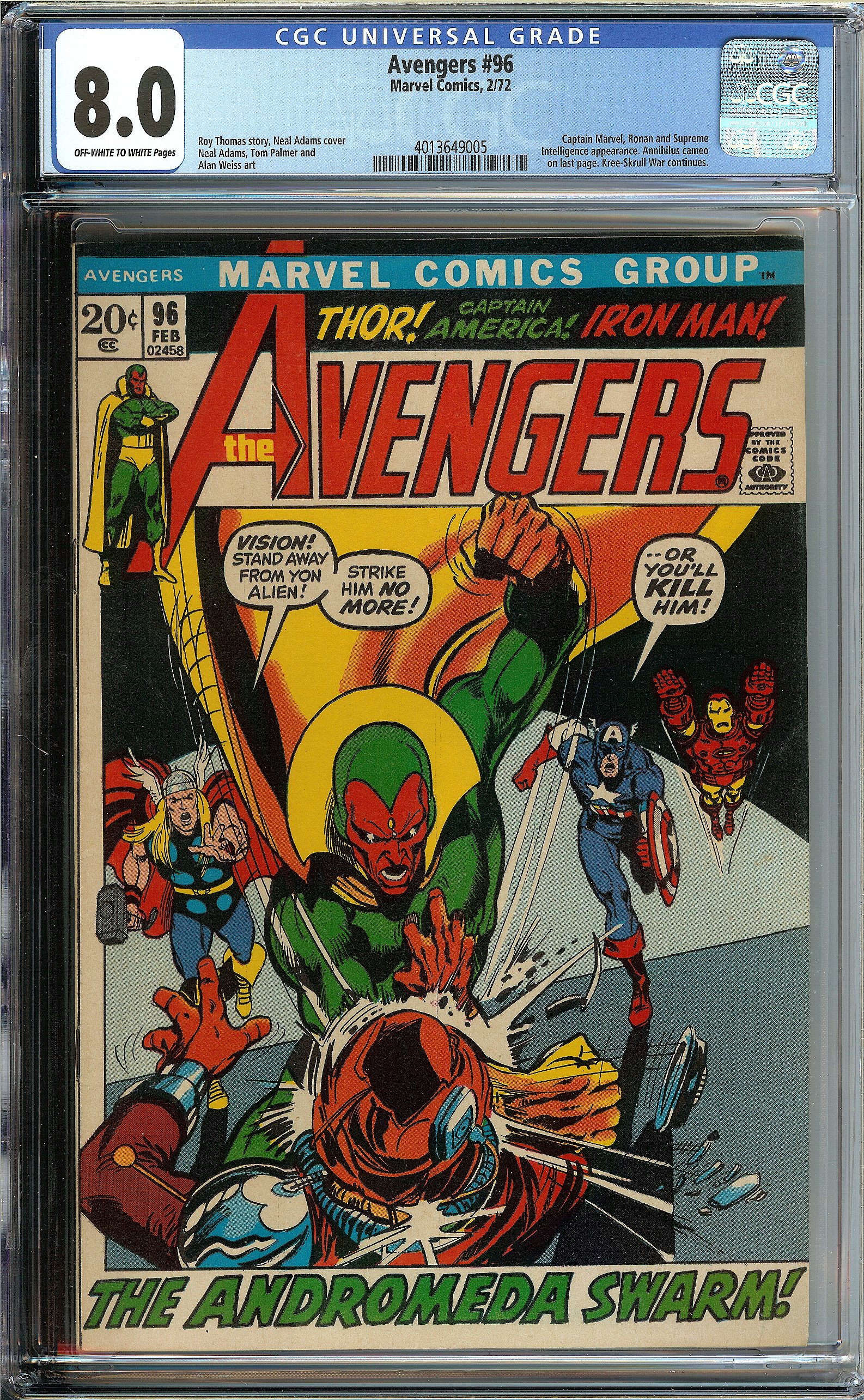 AVENGERS Front Cover