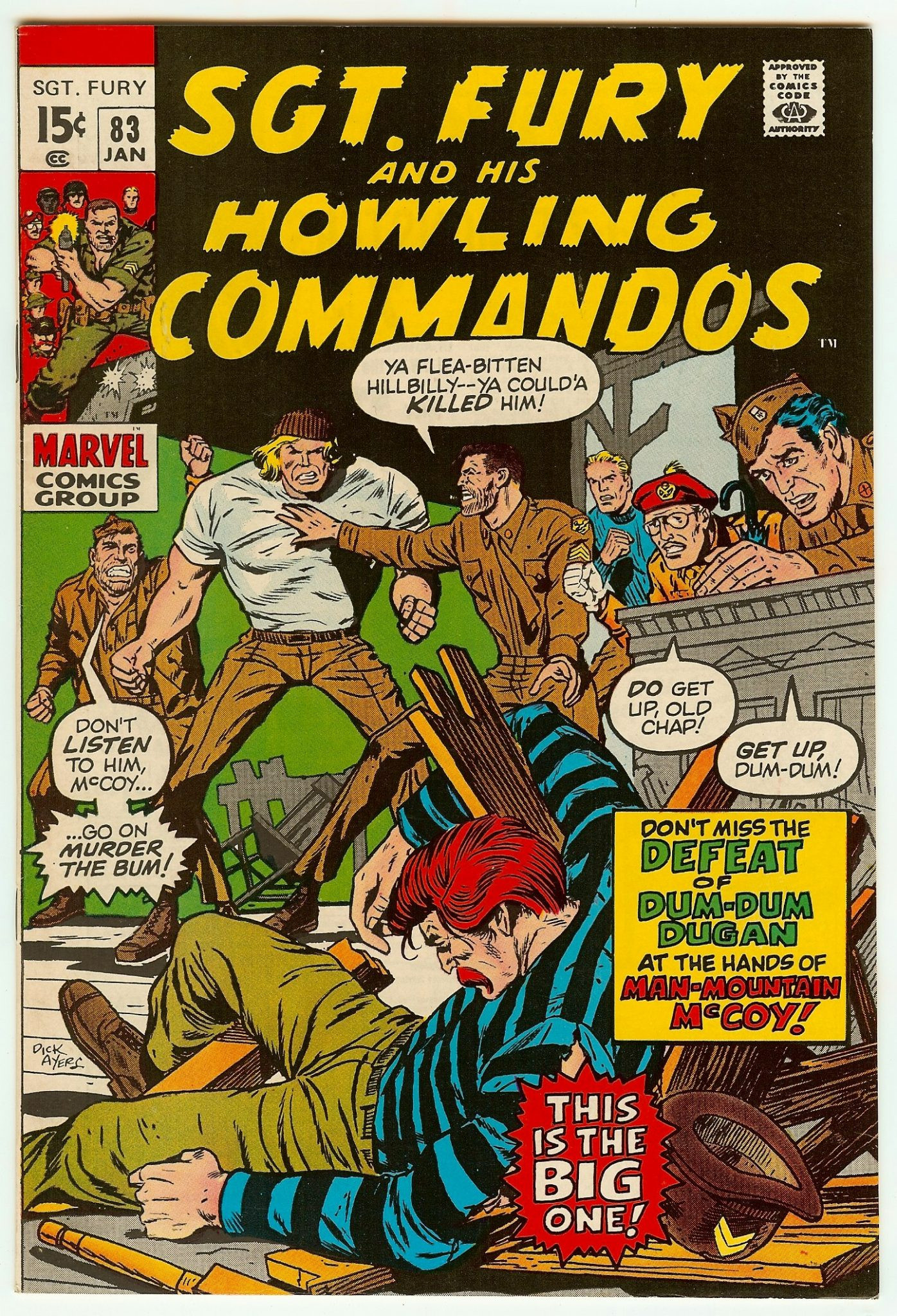 SGT. FURY Front Cover