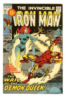 IRON MAN #42 7.5 front cover