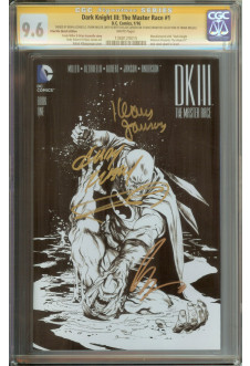 DARK KNIGHT III: THE MASTER RACE #1 CGC 9.6 WHITE PAGES front cover