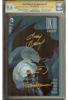 DARK KNIGHT III: THE MASTER RACE #1 CGC 9.6 WHITE PAGES front cover