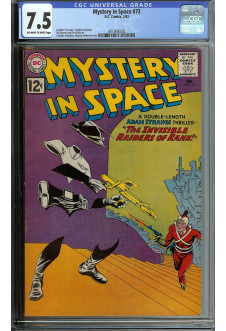 MYSTERY IN SPACE #73 CGC 7.5 OW/WH PAGES front cover