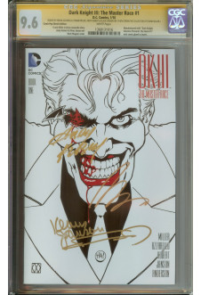 DARK KNIGHT III: THE MASTER RACE #1 CGC 9.6 WHITE PAGES front cover