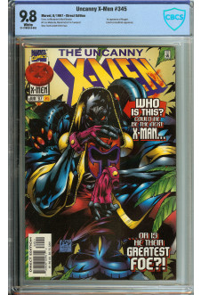 X-MEN #345 CBCS 9.8 WHITE PAGES front cover