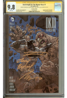 DARK KNIGHT III: THE MASTER RACE #1 CGC 9.8 WHITE PAGES front cover