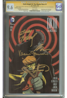 DARK KNIGHT III: THE MASTER RACE #1 CGC 9.6 WHITE PAGES front cover