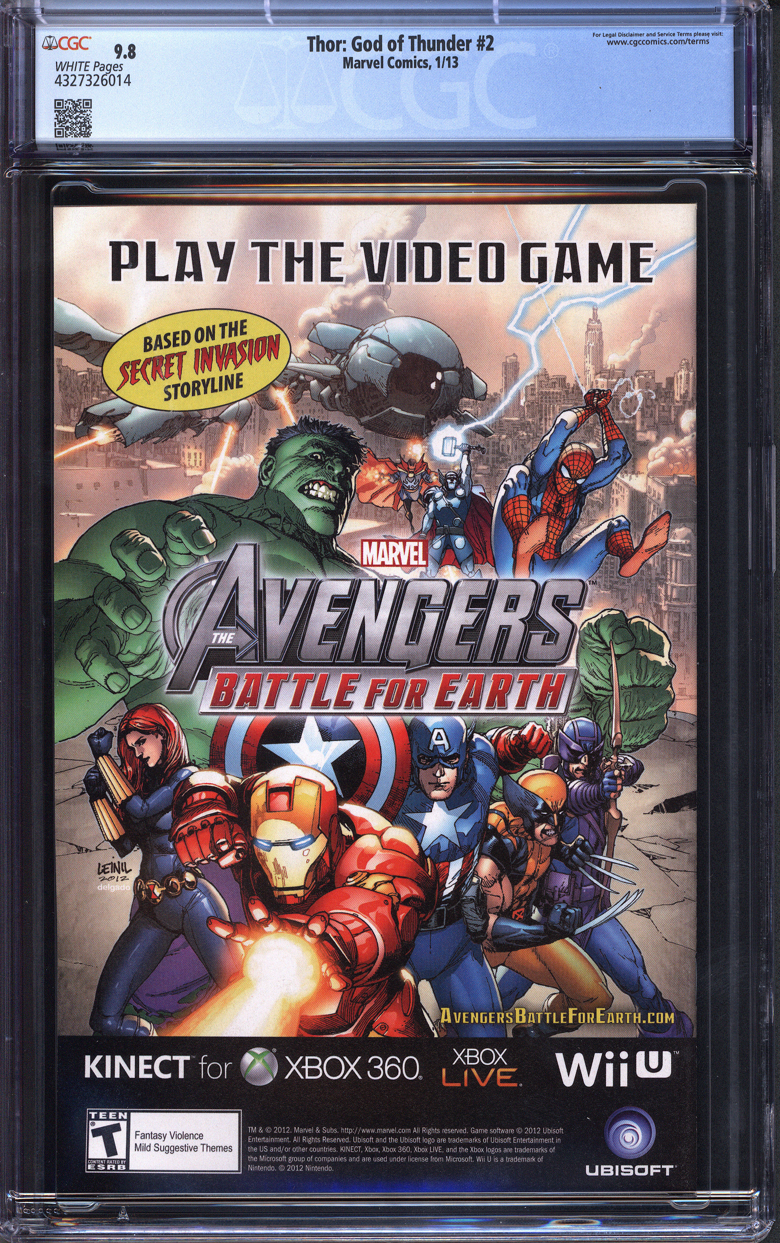 THOR: GOD OF THUNDER Back Cover