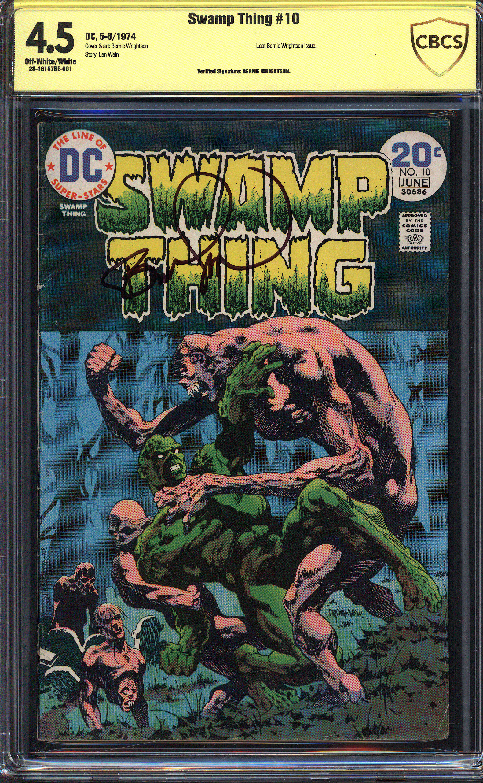 SWAMP THING Front Cover