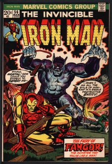 IRON MAN #56 7.5 front cover