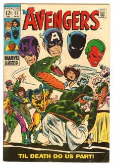 AVENGERS #60 5.0 front cover