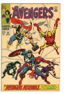 AVENGERS #58 5.0 front cover