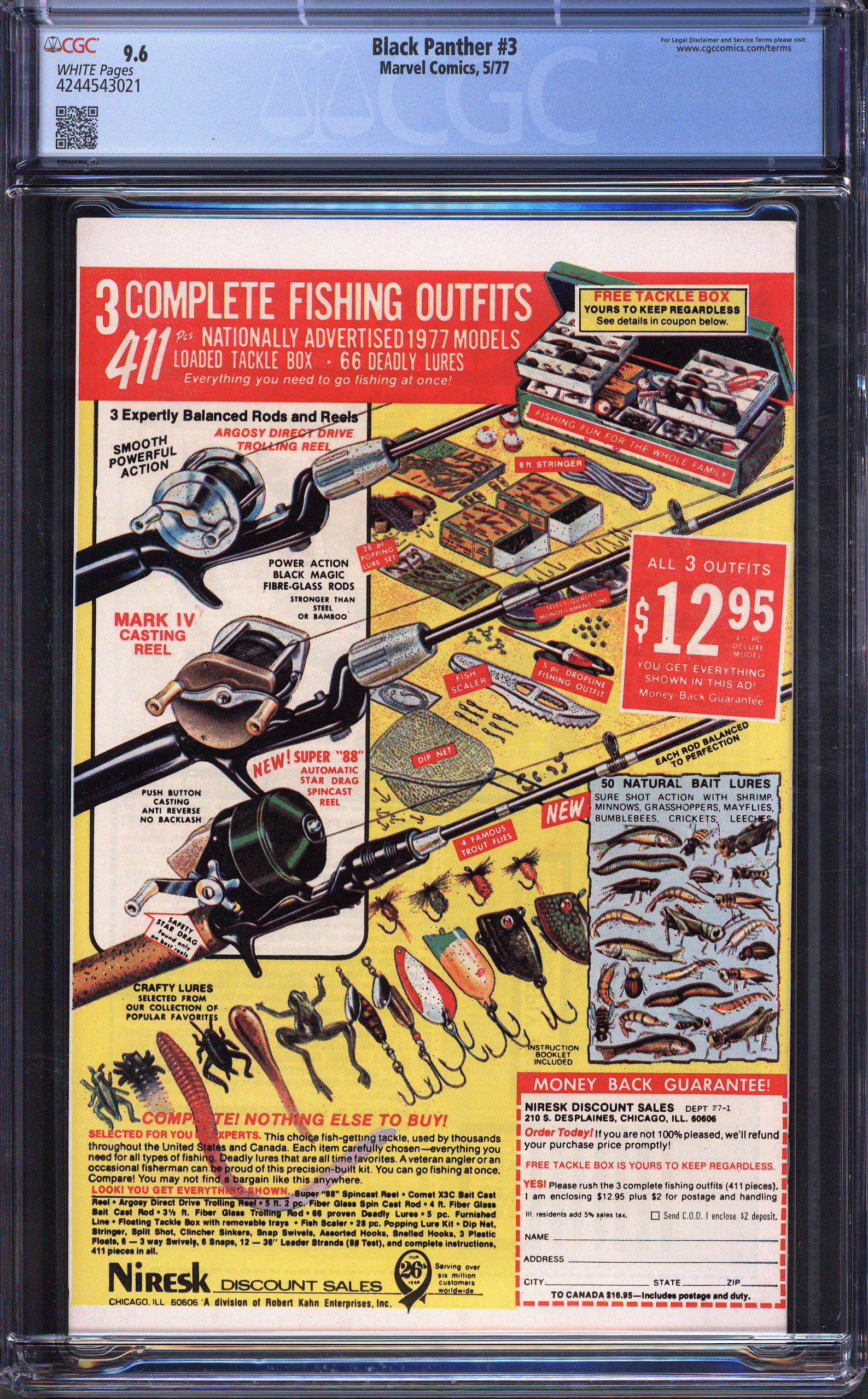 BLACK PANTHER Back Cover