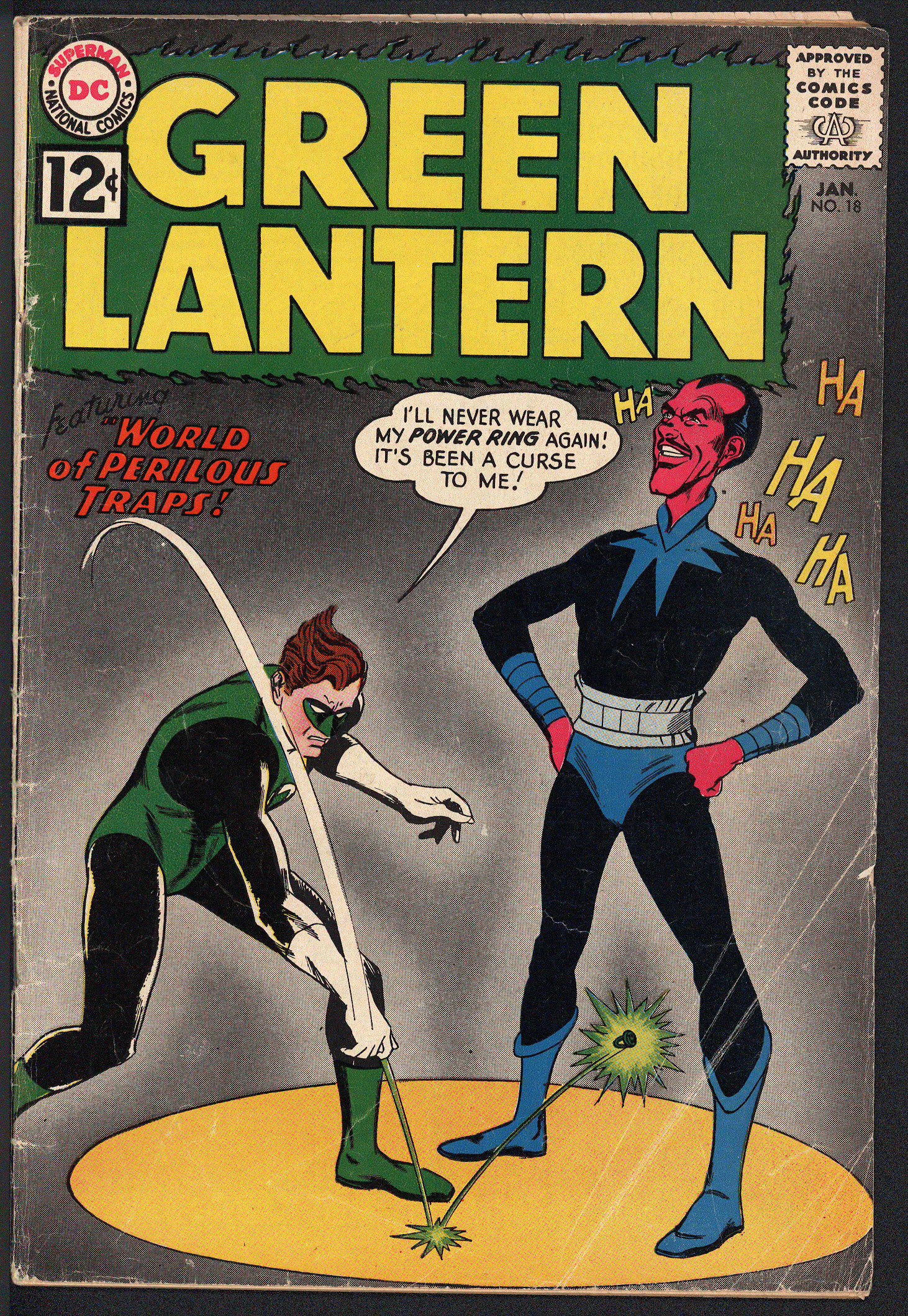 GREEN LANTERN Front Cover