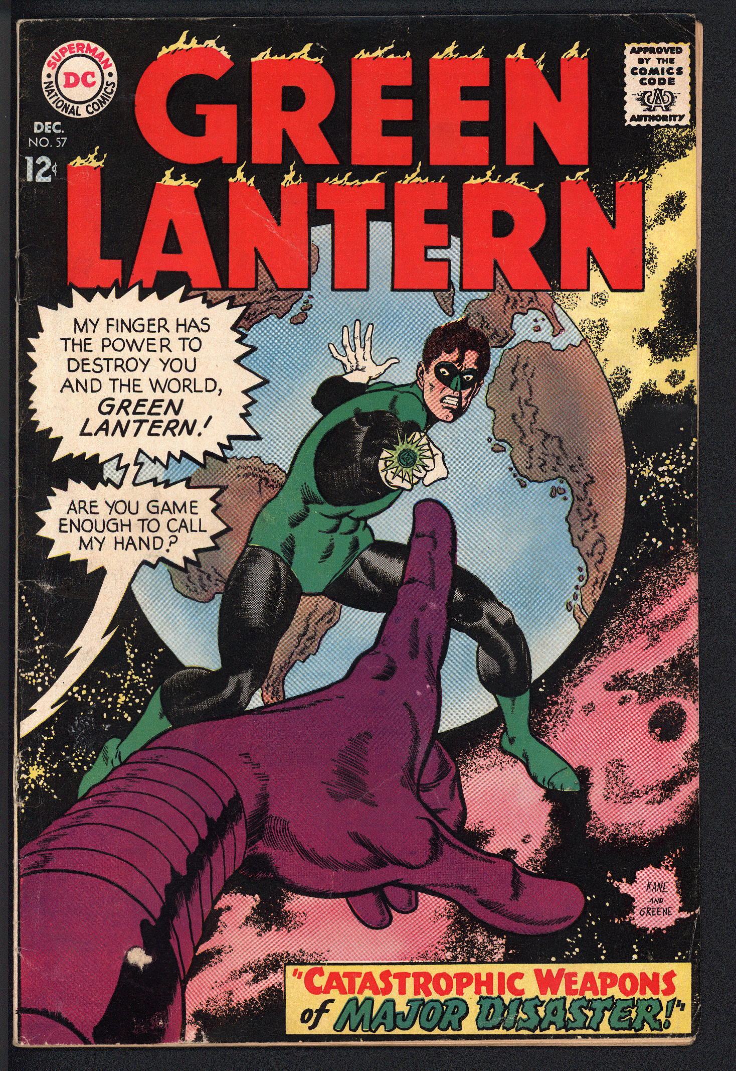 GREEN LANTERN Front Cover