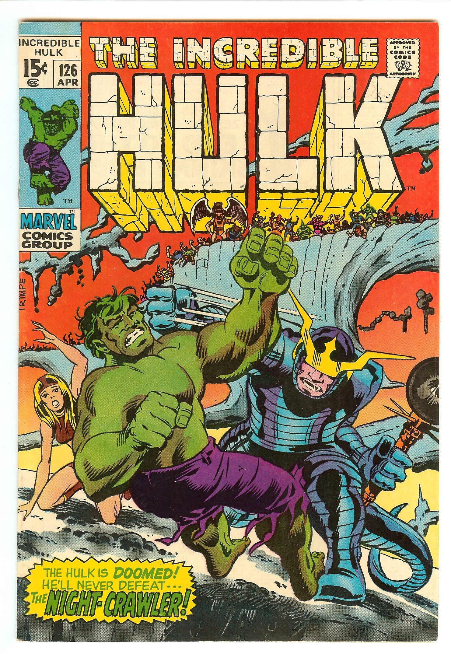 INCREDIBLE HULK Front Cover