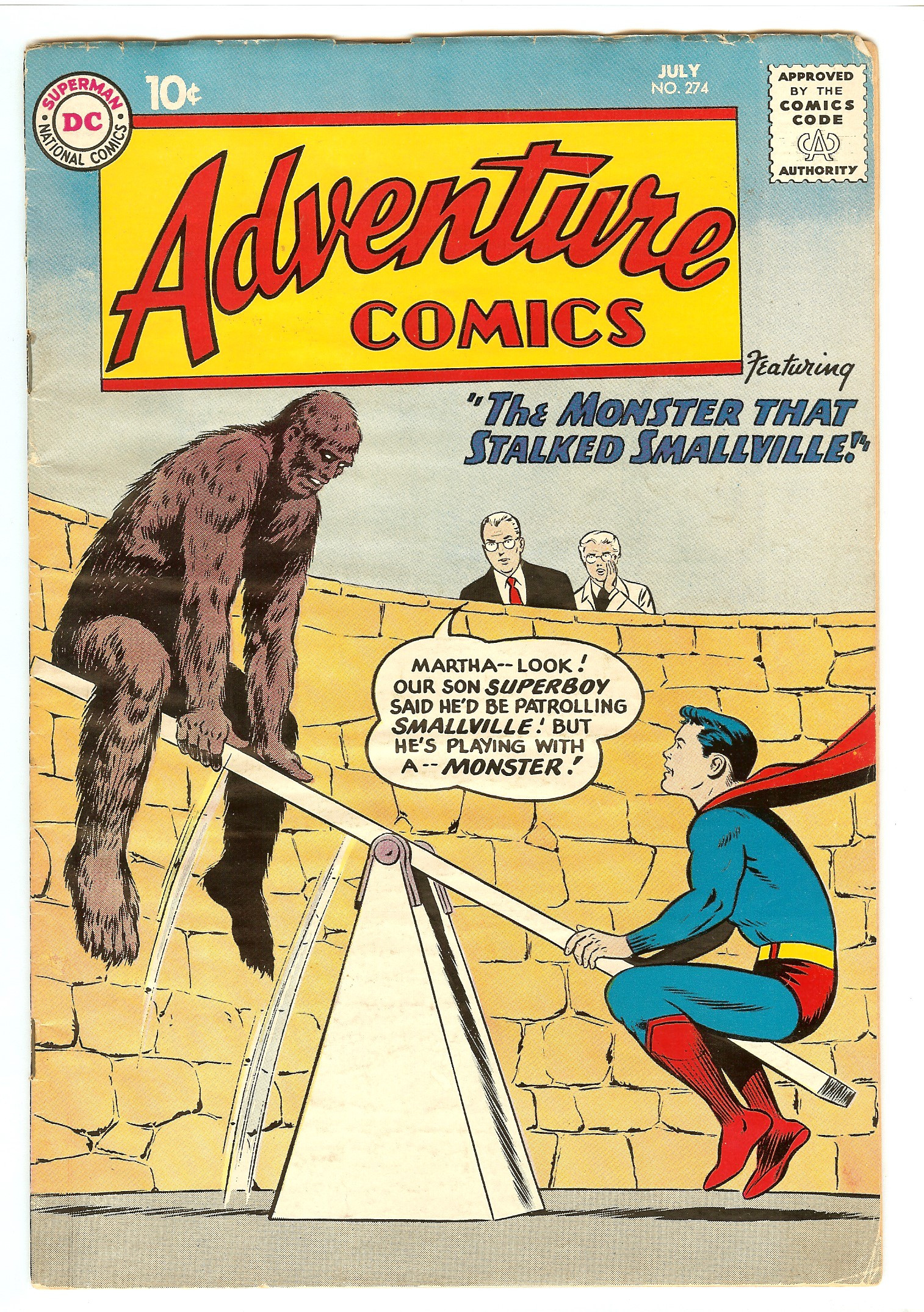 ADVENTURE COMICS Front Cover