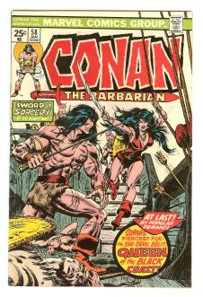 CONAN THE BARBARIAN #58 4.5 front cover