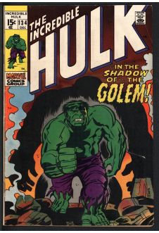 INCREDIBLE HULK #134 4.0 front cover