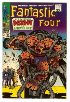 FANTASTIC FOUR #68 7.5 front cover