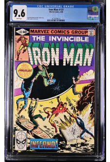 IRON MAN #137 CGC 9.6 WHITE PAGES front cover