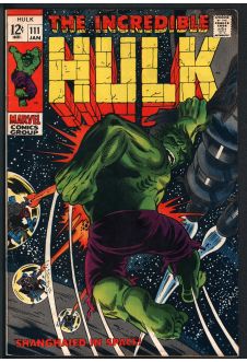 INCREDIBLE HULK #111 4.5 front cover