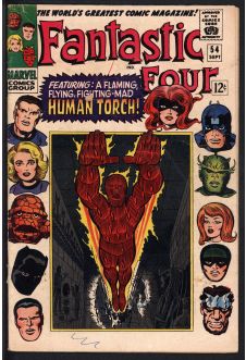 FANTASTIC FOUR #54 3.5 front cover