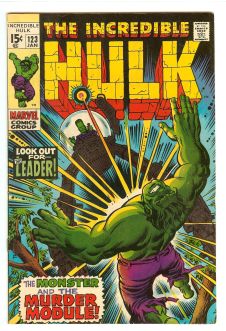 INCREDIBLE HULK #123 4.0 front cover