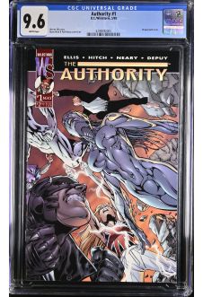 AUTHORITY #1 CGC 9.6 WHITE PAGES front cover