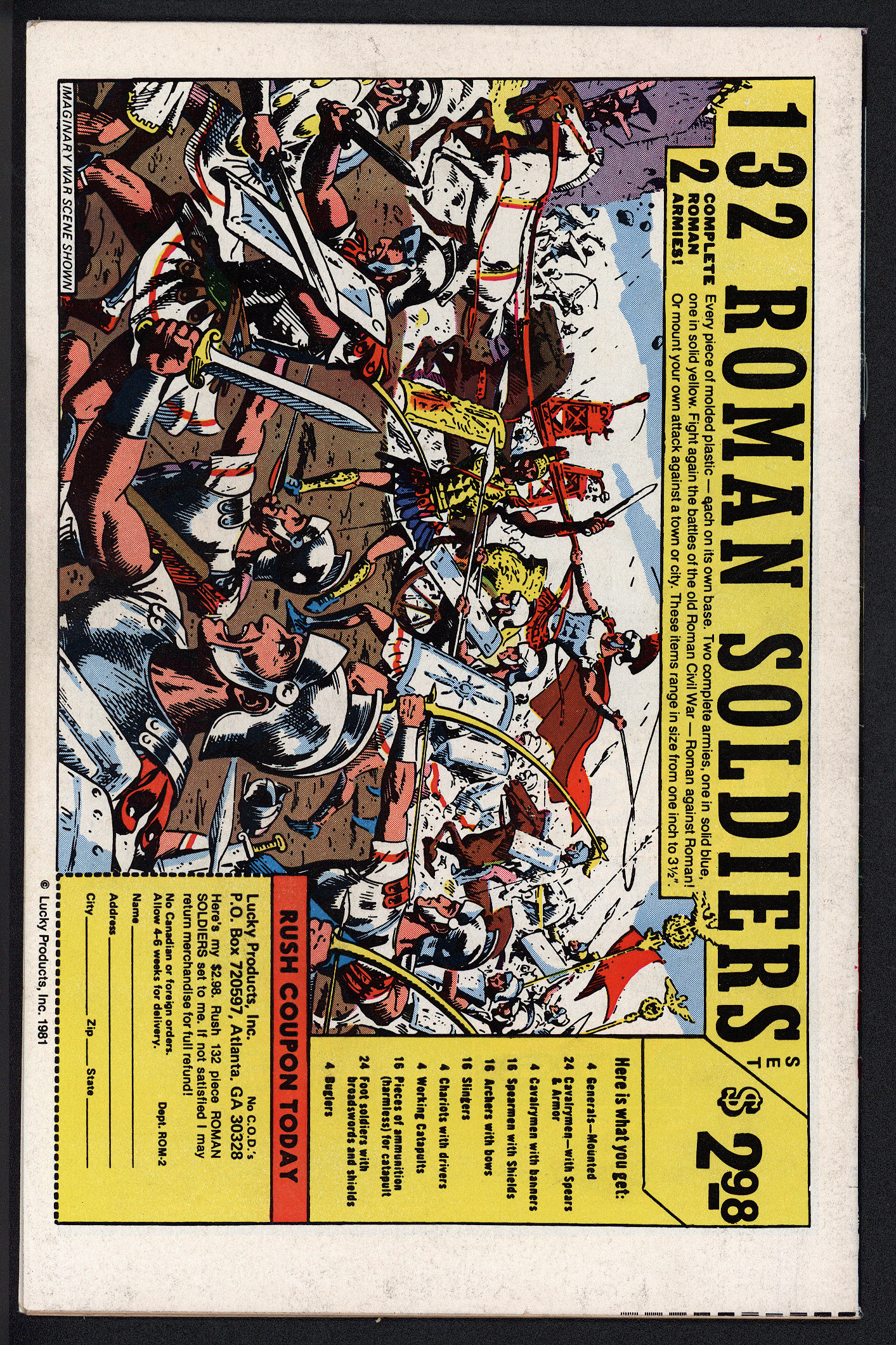 X-MEN Back Cover