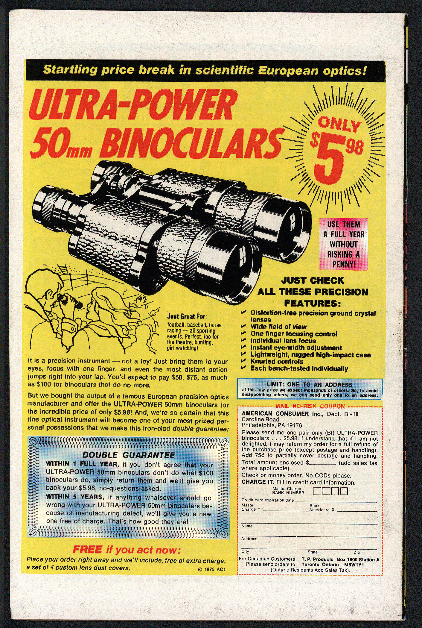 CAPTAIN AMERICA Back Cover