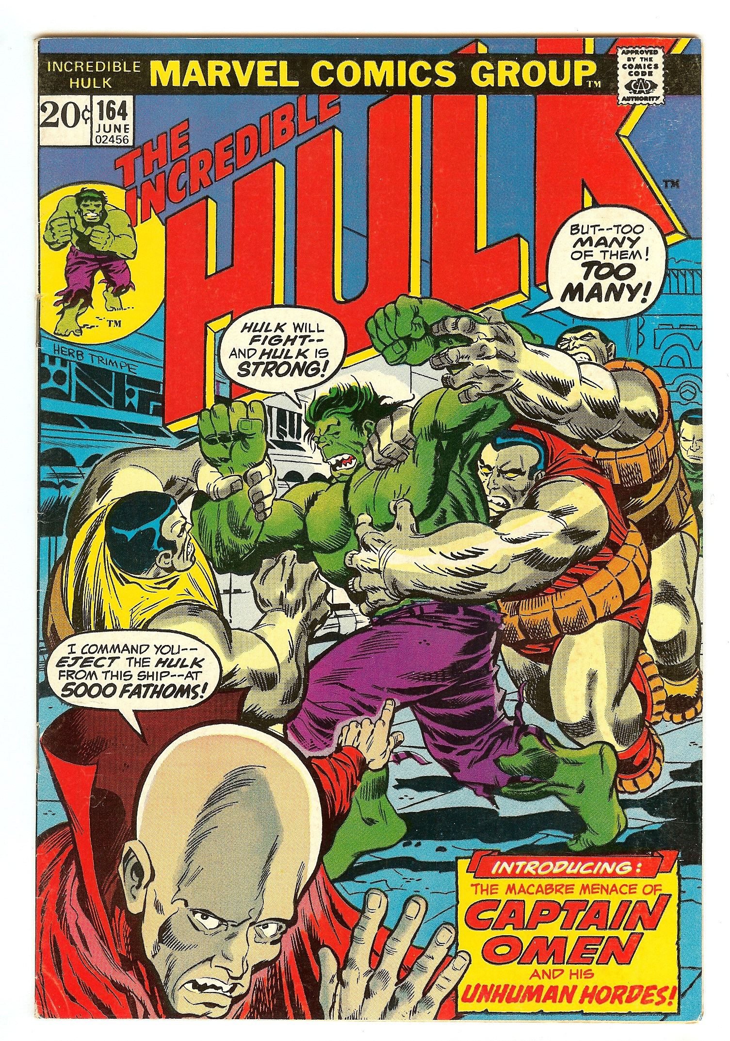 INCREDIBLE HULK Front Cover